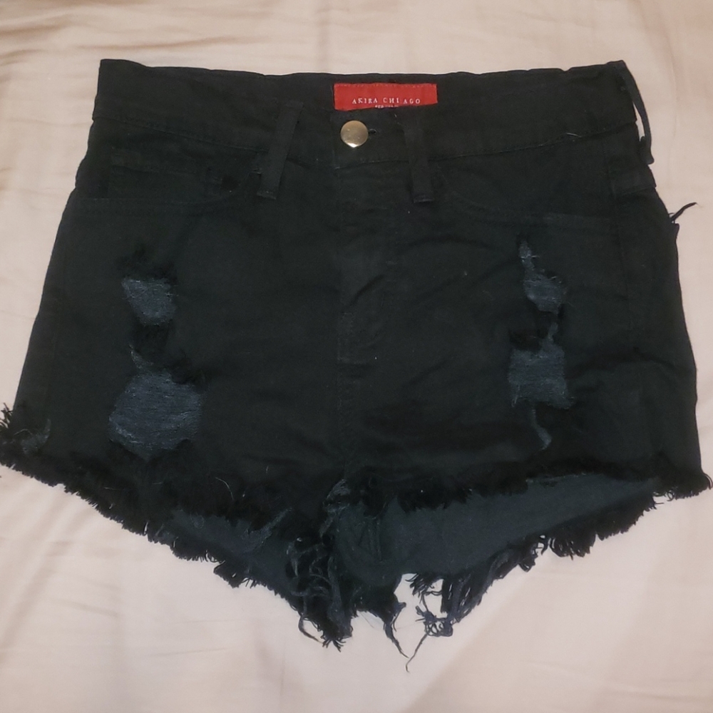 Akira Denim Cut Off Shorts